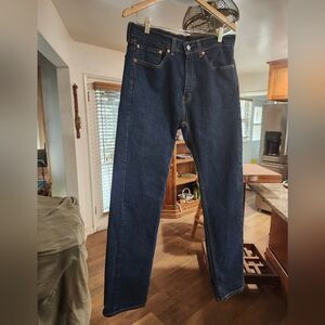 One-Of-A-Kind Comfort Flex Levi's 505 Regular Fit Fly Denim Size 34 x 34